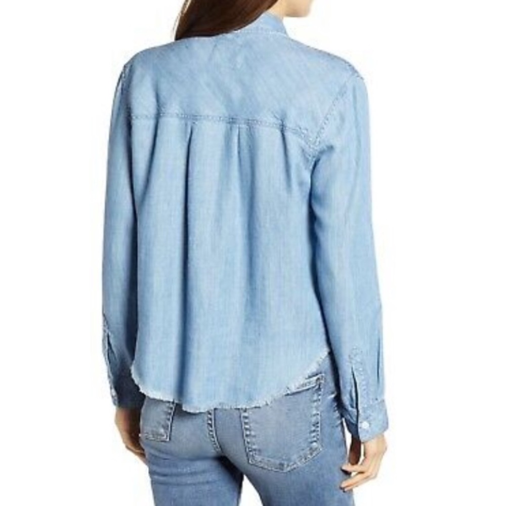 Rails Dana Raw Hem Chambray Shirt - Picture 15 of 15